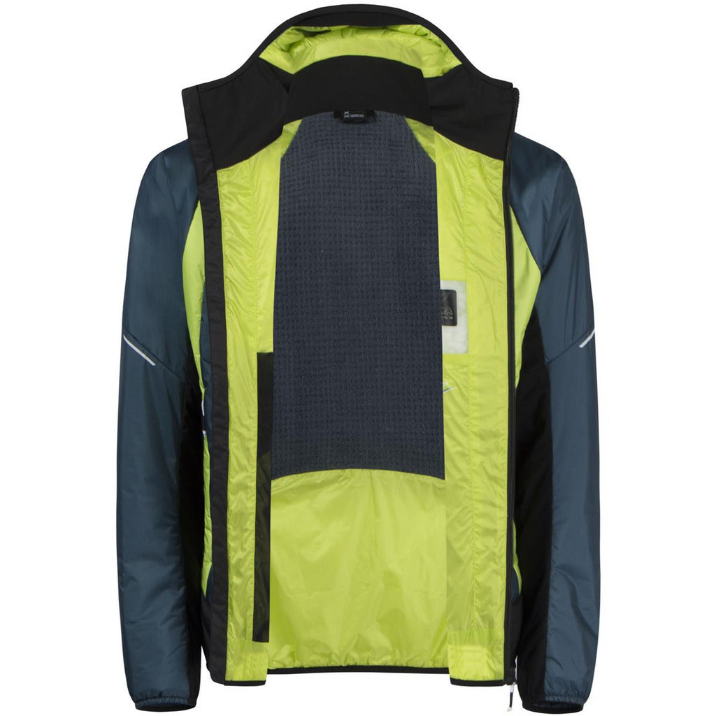 Montura Vulcan 2.0 Jacket Blu Cenere / Verde Lime - Giacca Sci Alpinismo - Mud and Snow