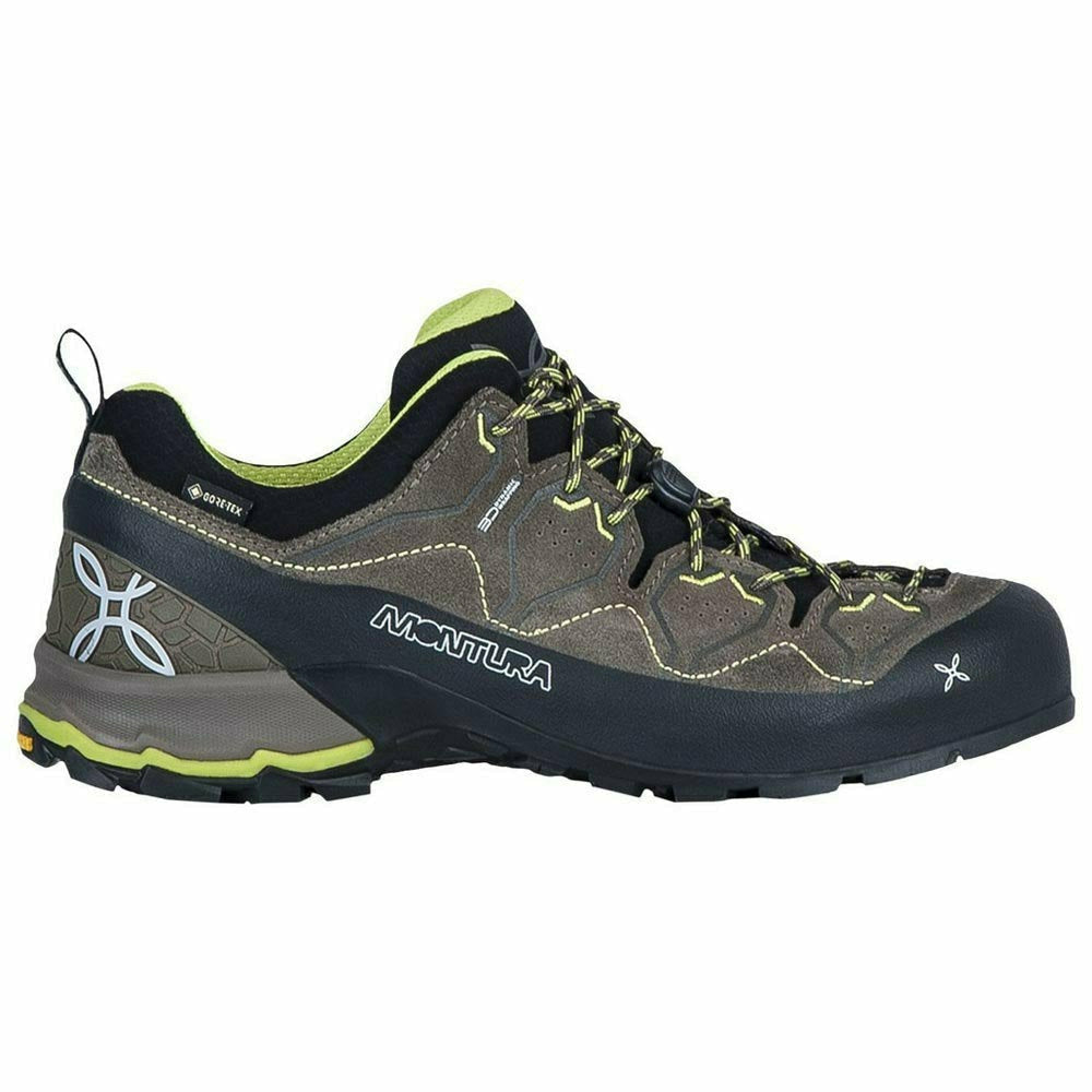 Montura Yaru Gore Tex Castoro/Verde - Scarpa Uomo Impermeabile - Mud and Snow