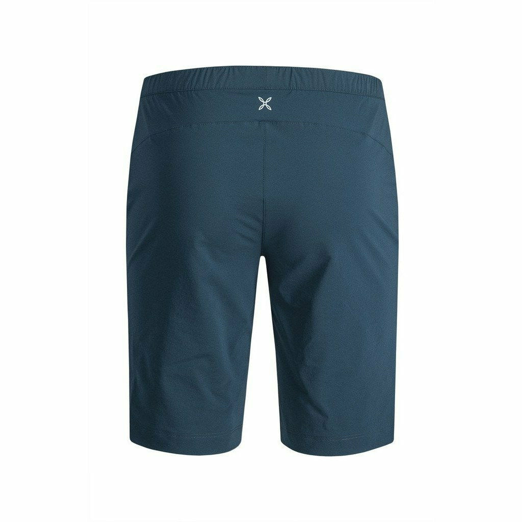 Montura Focus Bermuda Blu Cenere - Pantaloni Outdoor Donna - Mud and Snow