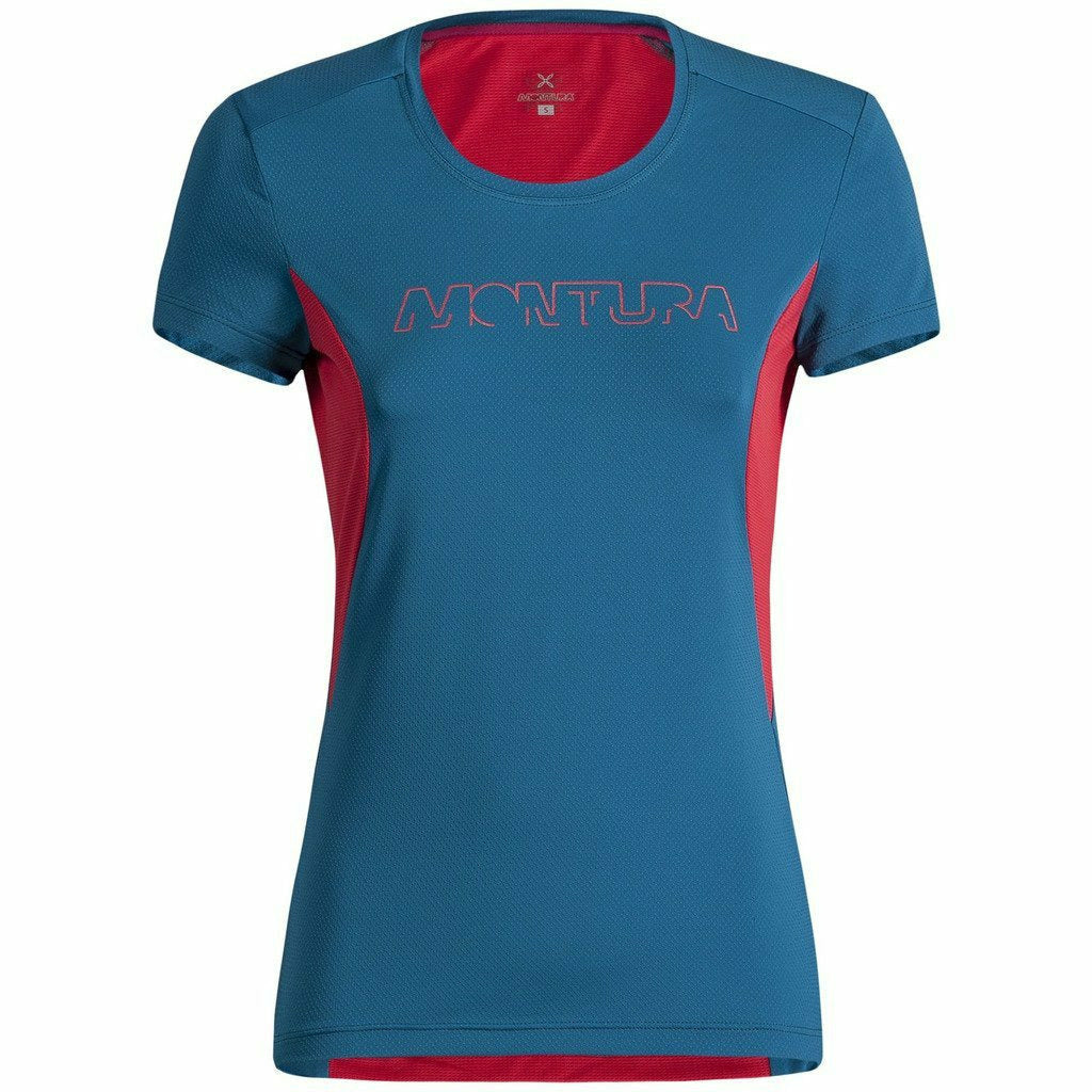 Montura Run Logo T-Shirt - Maglia Running Donna - Mud and Snow