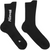 NNormal Merino Socks Black - Calza Running - Mud and Snow