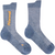 NNormal Merino Socks Blue - Calza Running - Mud and Snow
