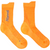 NNormal Merino Socks Orange - Calza Running - Mud and Snow
