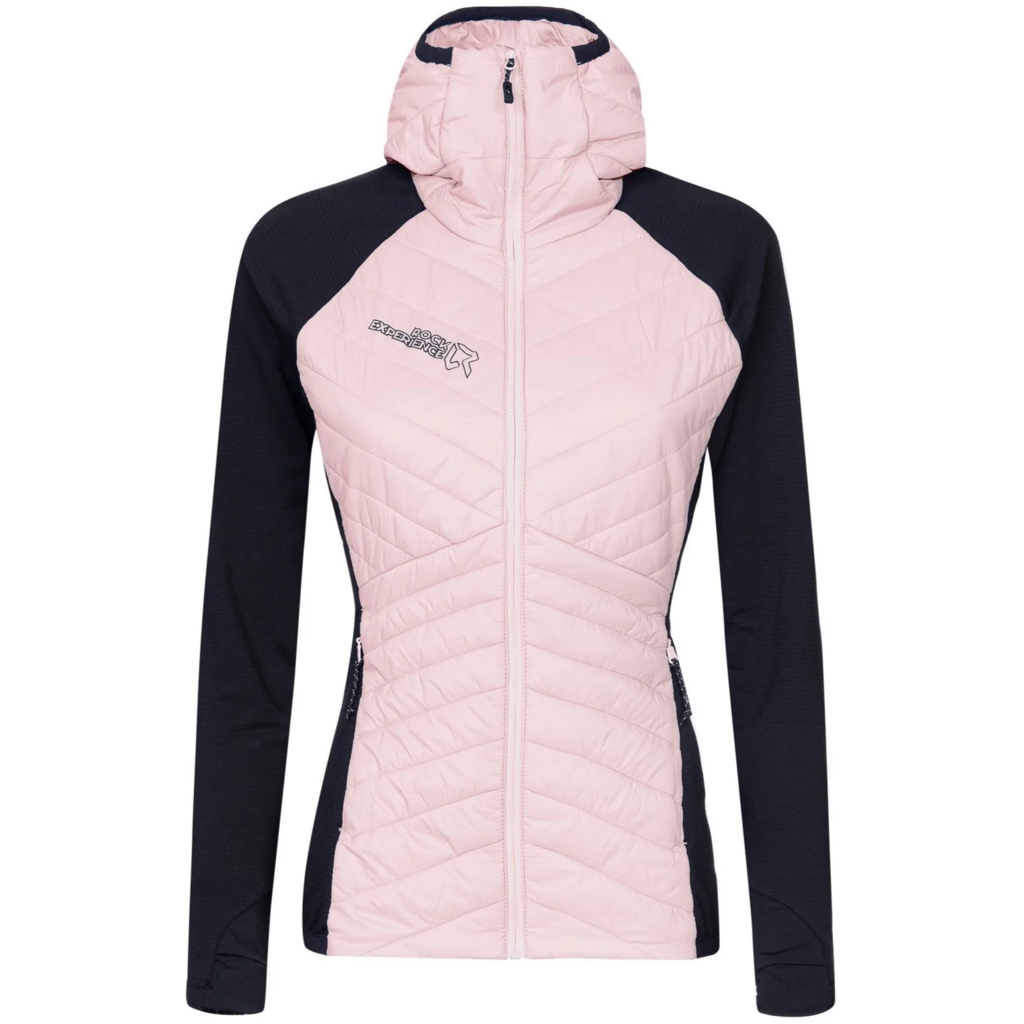 Rock Experience Eco Manitoba Hybrid Woman Jkt Rose - Giacca Donna - Mud and Snow