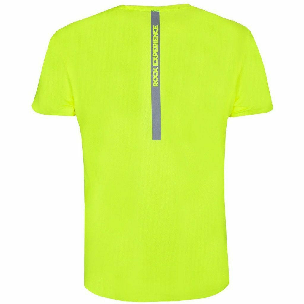 Rock Experience Brison T-Shirt Yellow - Maglia Running Uomo - Mud and Snow