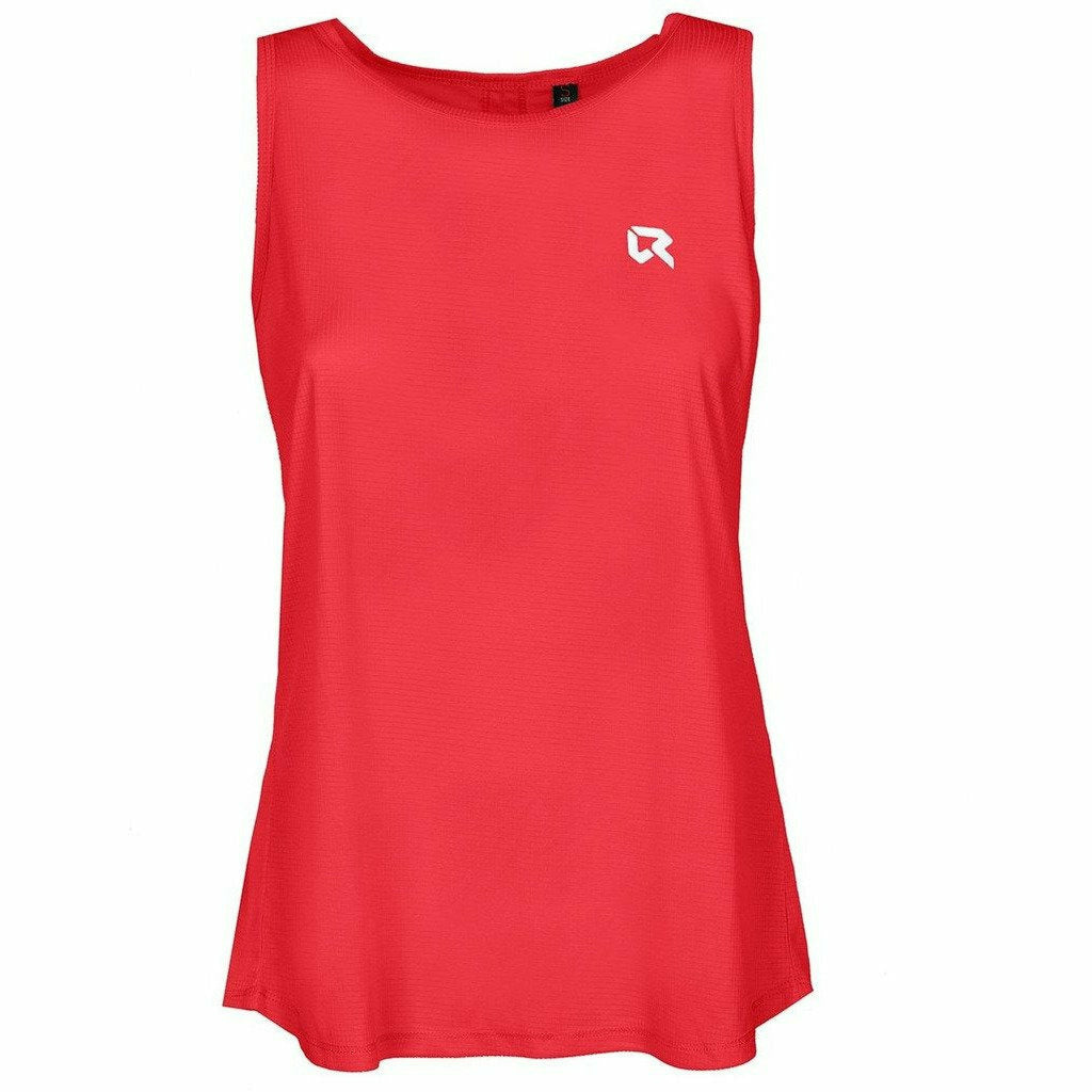 Rock Experience Gaya Woman Tank Hibiscus - Canotta Running Donna - Mud and Snow