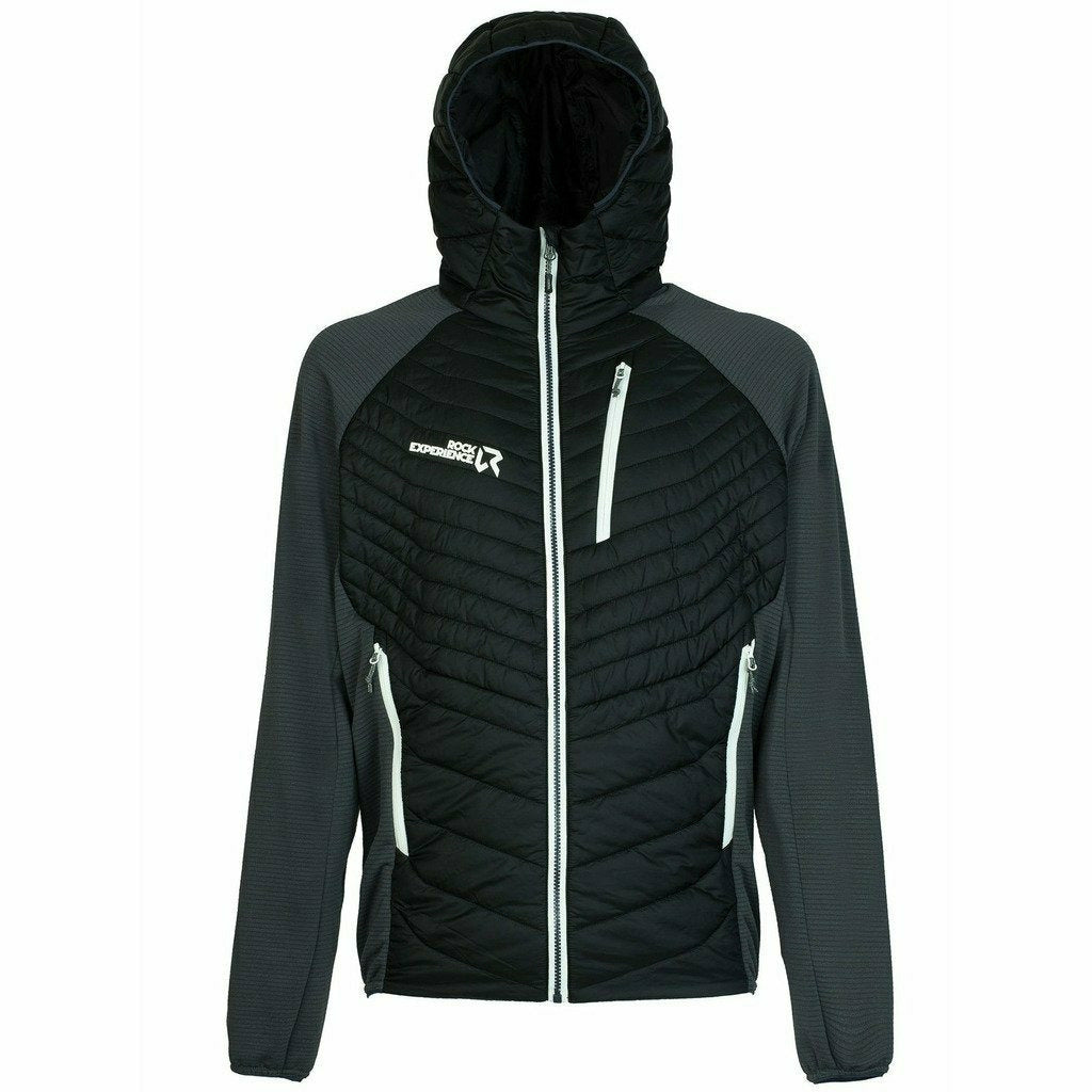 Rock Experience Manitoba 2.0 Hybrid Man Jacket Caviar - Giacca Uomo - Mud and Snow