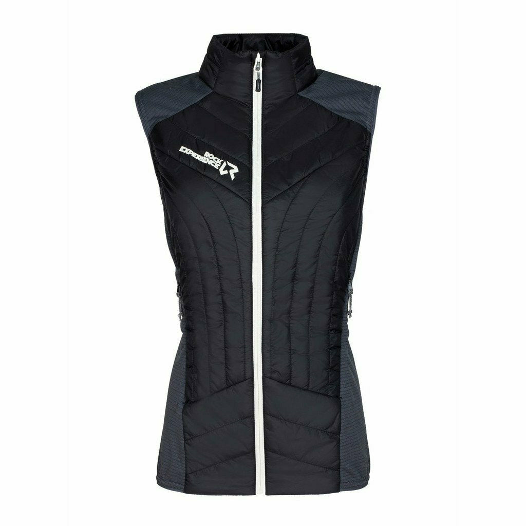 Rock Experience Manitoba 2.0 Hybrid Woman Vest Caviar - Vest Donna - Mud and Snow