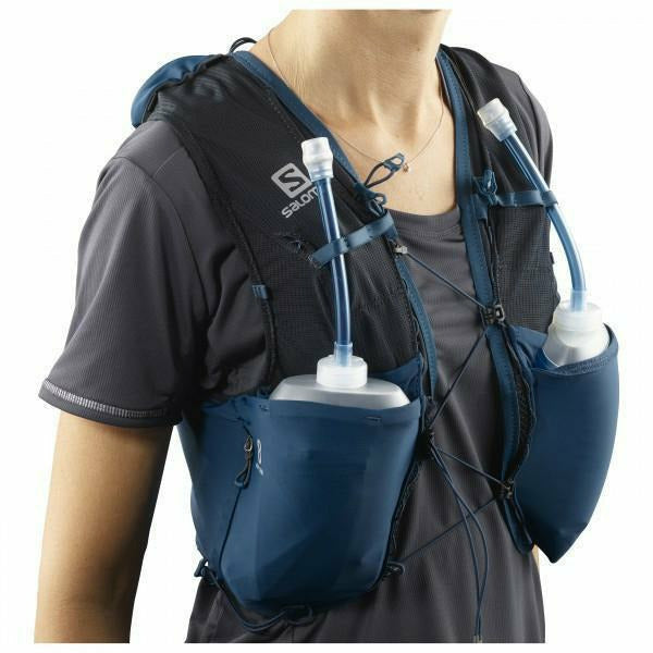 Salomon ADV Skin 8 W Poseidon/Night Sky - Zaino Trail Running - Mud and Snow