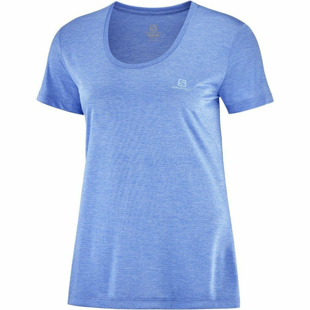Salomon Agile Ss Tee W Marina - Maglia Donna Running - Mud and Snow