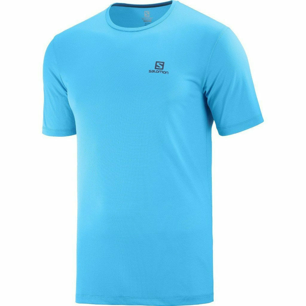 Salomon Agile Training Tee Ocean - Maglia Running - Mud and Snow