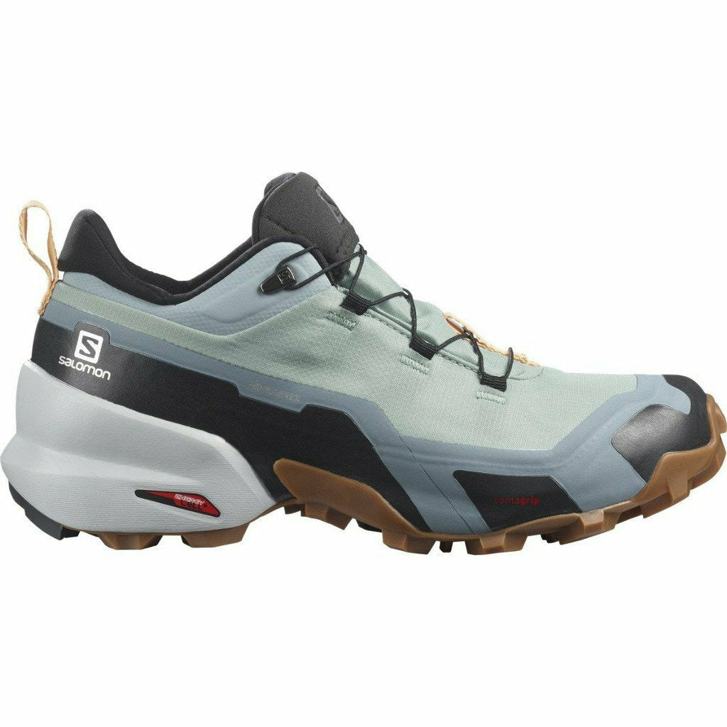 Salomon Cross Hike GTX W Slate/Trooper - Scarpa Trekking Impermeabile - Mud and Snow