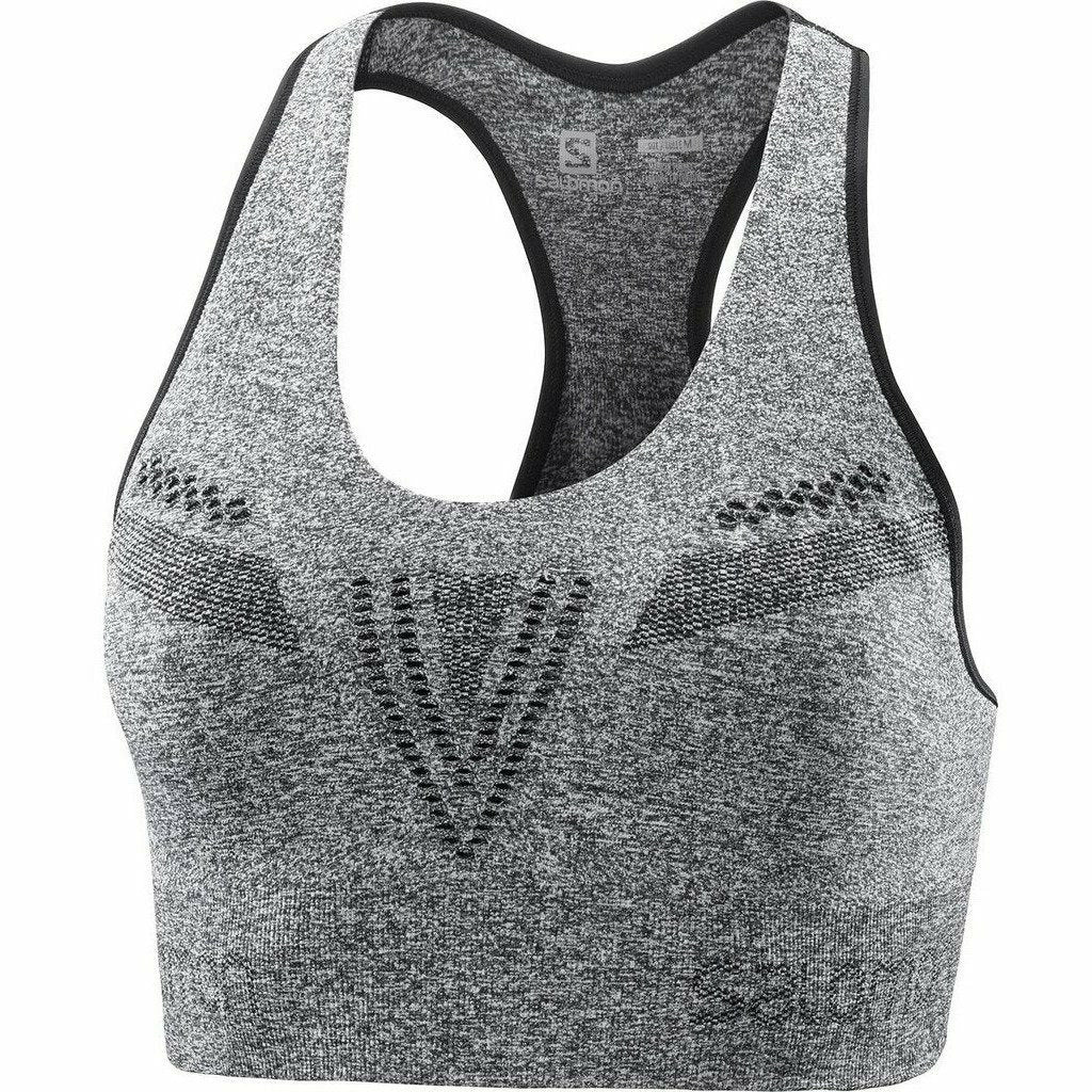 Salomon Elevate Move'on Bra Black - Top Running Donna - Mud and Snow