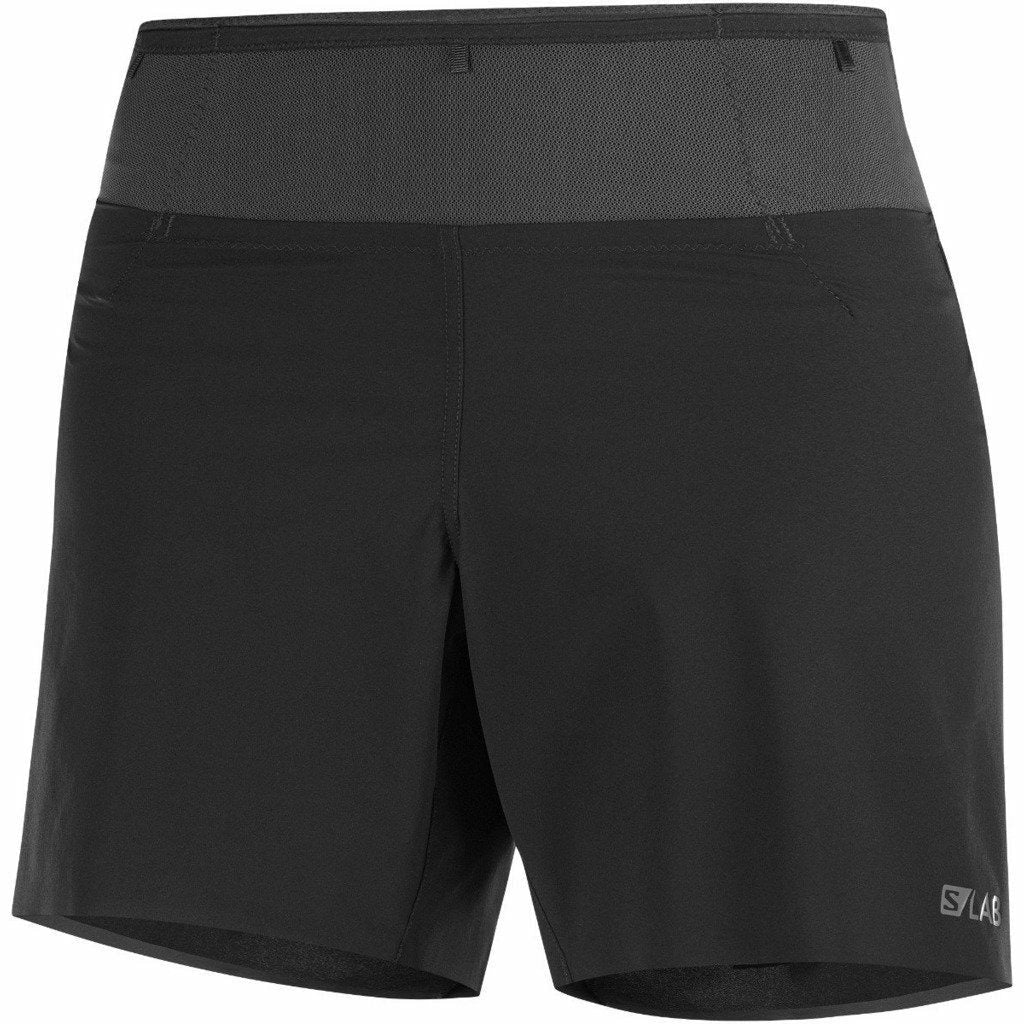 Salomon S-Lab Sense 6'' Short W Black - Pantaloncini Trail Running - Mud and Snow