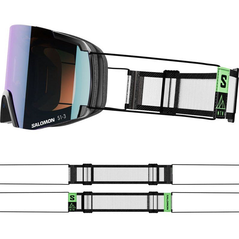 Salomon S-View Photocromic MTN Blue S1-3 - Maschera Sci - Mud and Snow