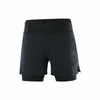 Salomon Sense 2IN1 Short Black - Pantaloncini Trail Running - Mud and Snow