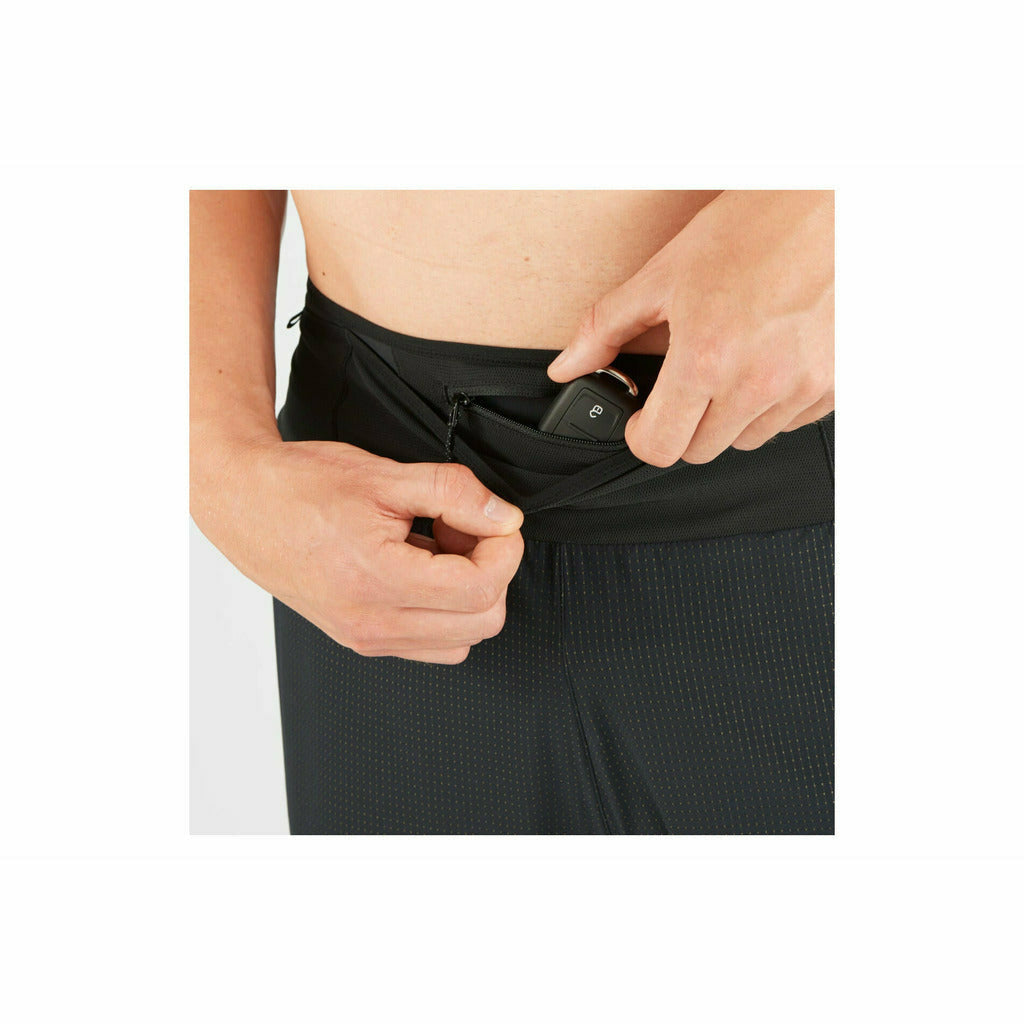 Salomon Sense 2IN1 Short Black - Pantaloncini Trail Running - Mud and Snow