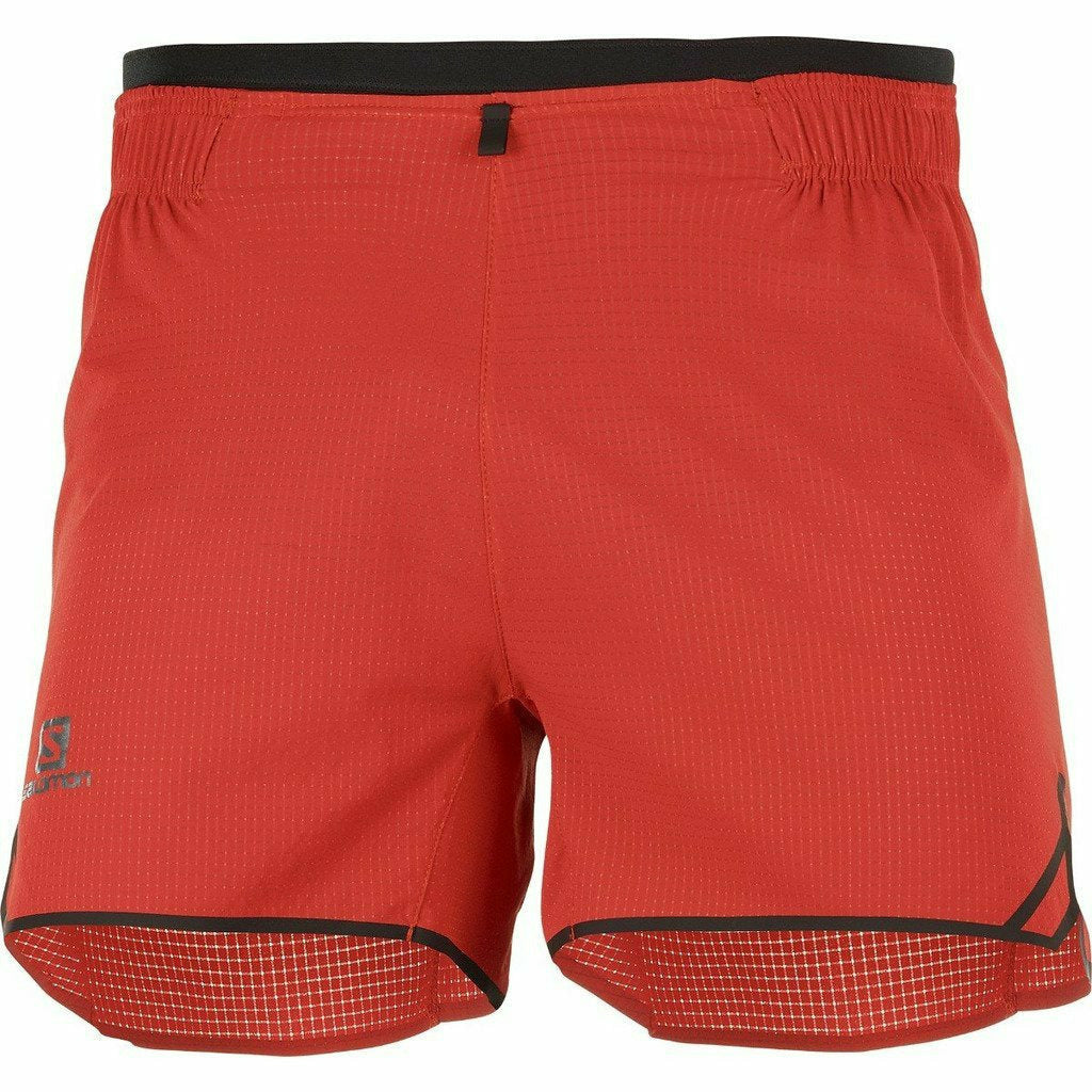 Salomon Sense Aero 4'' Short M Goji Berry - Pantaloncini Trail Running - Mud and Snow