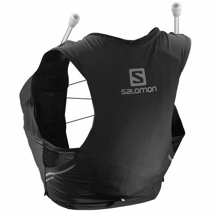 Salomon Sense Pro 5 Set Woman Black/Ebony - Zaino Trail Running Donna - Mud and Snow