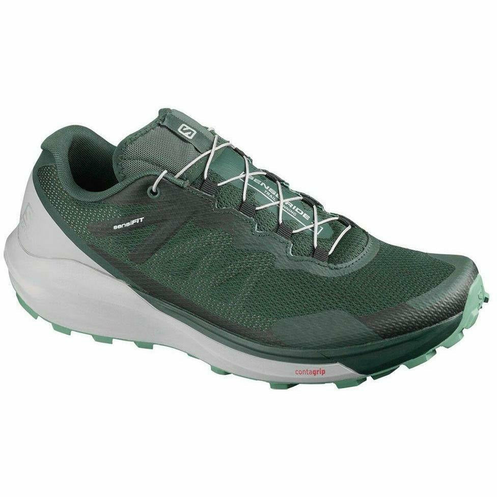 Salomon Sense Ride 3 Green Gable - Scarpa Trail Running - Mud and Snow