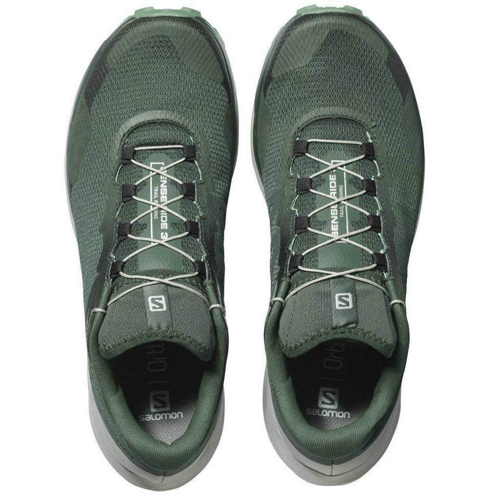 Salomon Sense Ride 3 Green Gable - Scarpa Trail Running - Mud and Snow