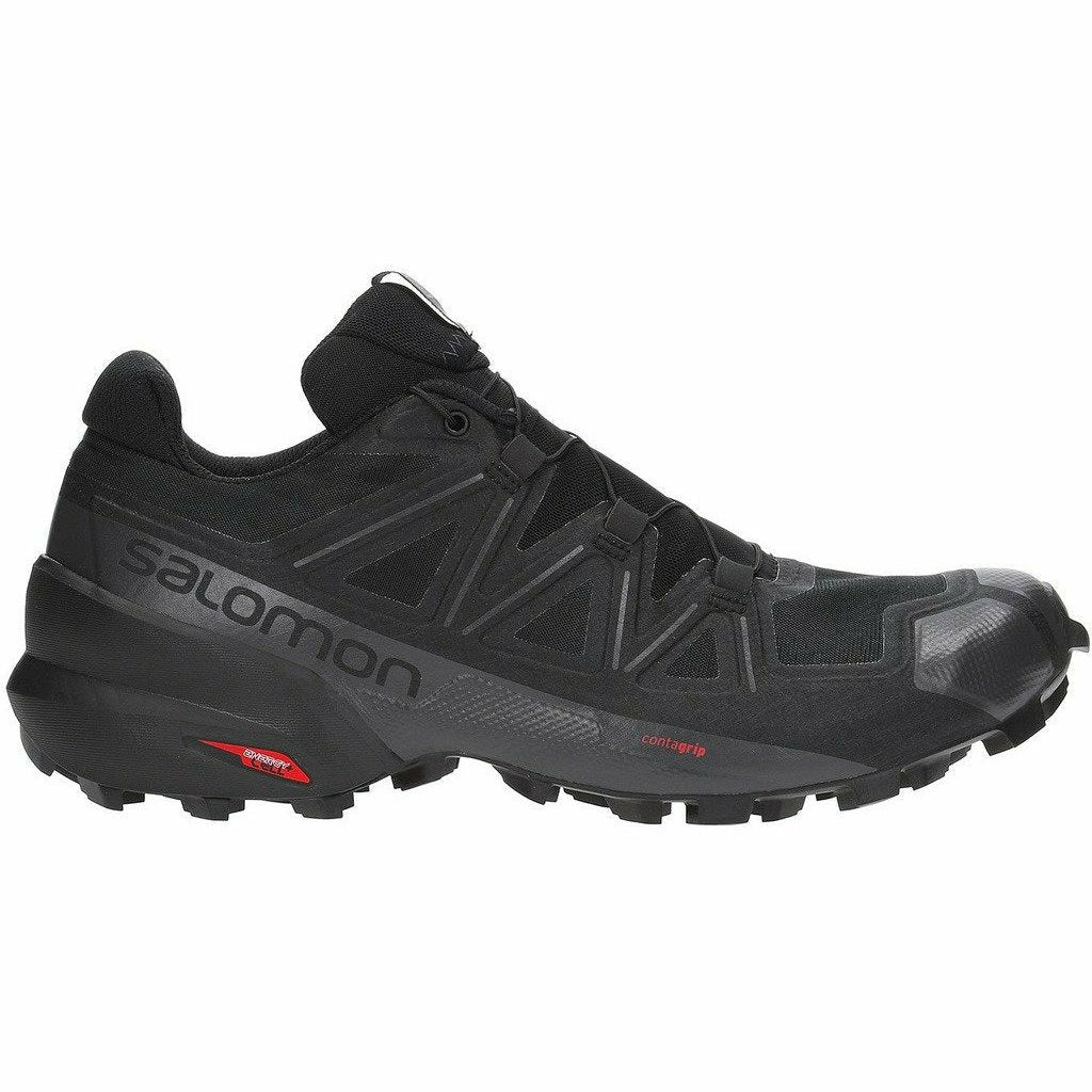 Salomon Speedcross 5 Wide Black - Scarpa Trail Running - Mud and Snow