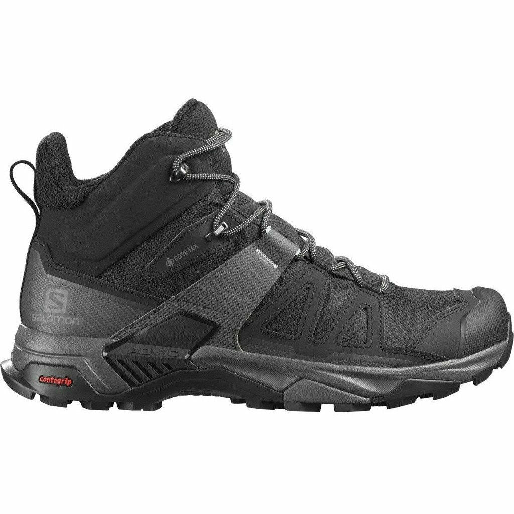 Salomon X Ultra 4 Mid GTX Black - Scarponcino Trekking Impermeabile - Mud and Snow