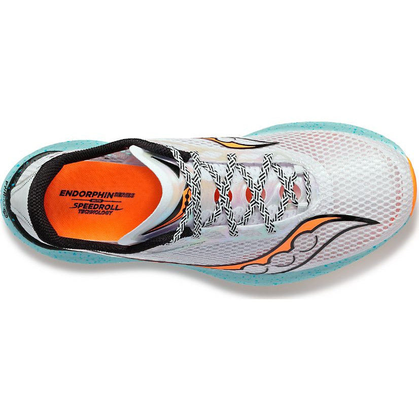 Saucony Endorphine Pro 3 Fog/Viziorange - Scarpa Running - Mud and Snow
