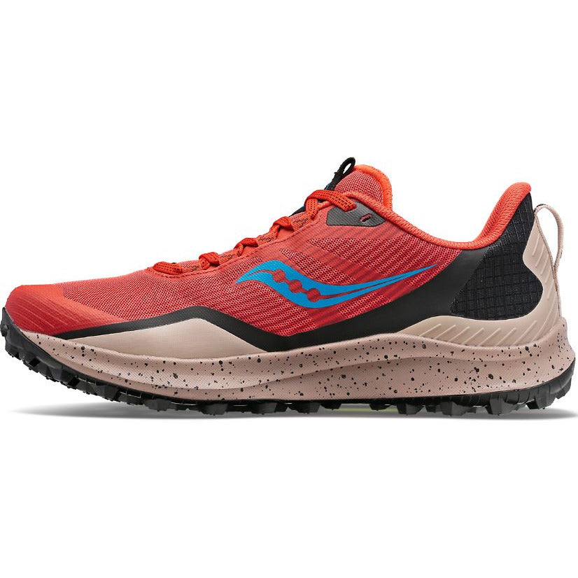 Saucony Peregrine 12 Clay / Loam Rouge - Scarpa Trail Running - Mud and Snow