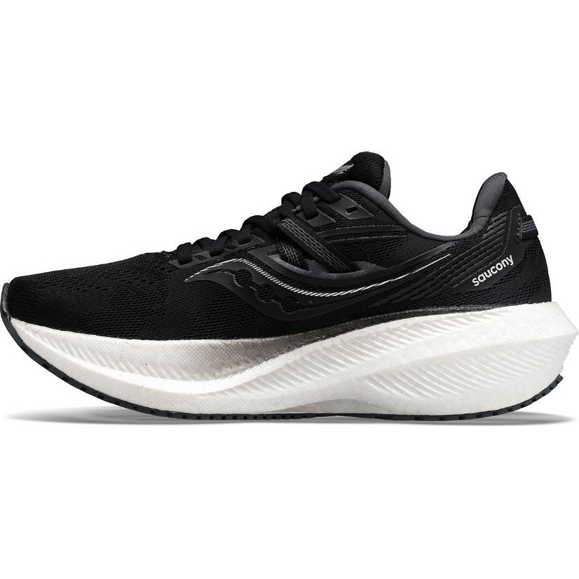 Saucony Triumph 20 Black / White - Scarpa Running - Mud and Snow