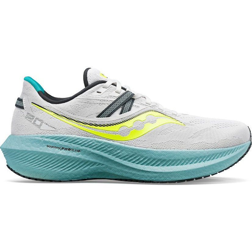 Saucony Triumph 20 Fog/Mineral - Scarpa Running - Mud and Snow