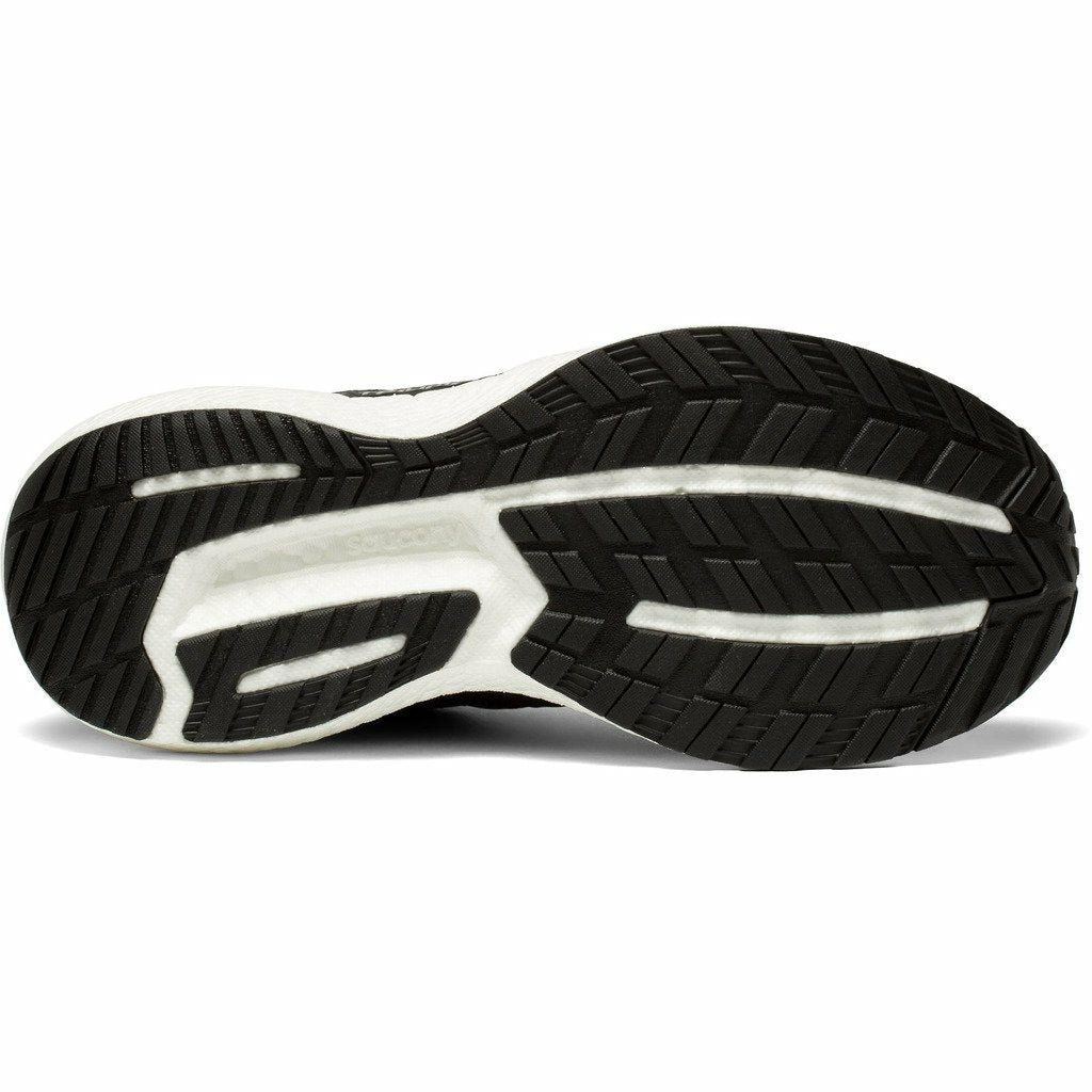 Saucony Triumph 19 Black/White - Scarpa Running Donna - Mud and Snow