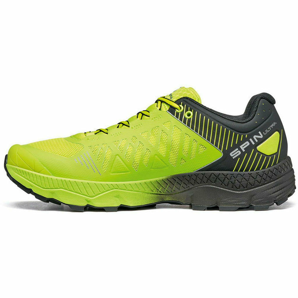 Scarpa Spin Ultra Acid Lime/Black - Scarpa Trail Running Uomo - Mud and Snow