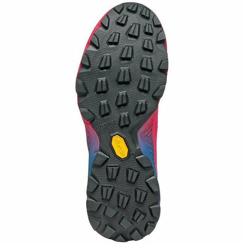 Scarpa Spin Ultra Wmn Rose Fluo / Blue - Scarpa Trail Running Donna - Mud and Snow