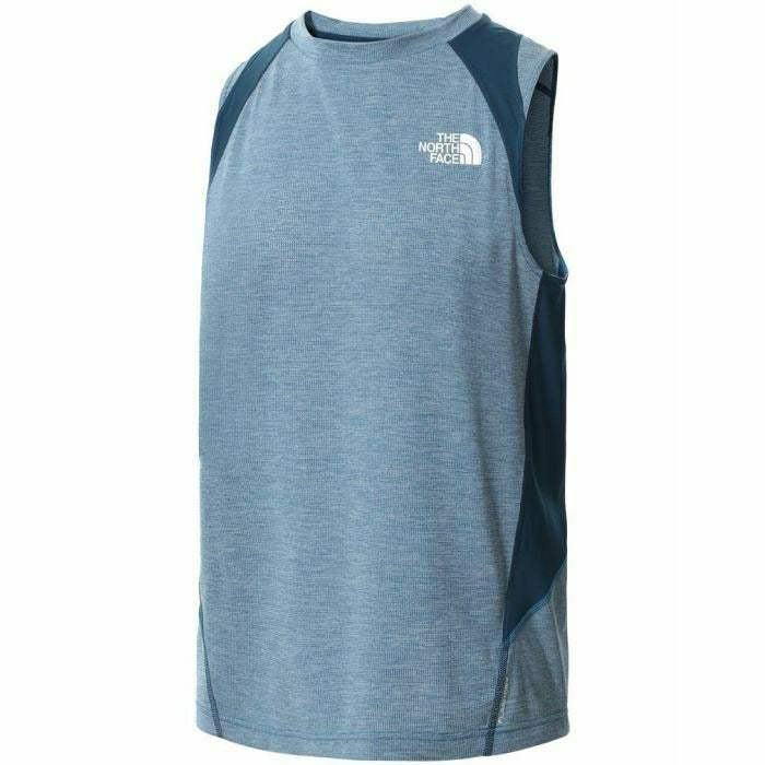 The North Face Ao Glacier Tank  - Canotta Running Uomo - Mud and Snow