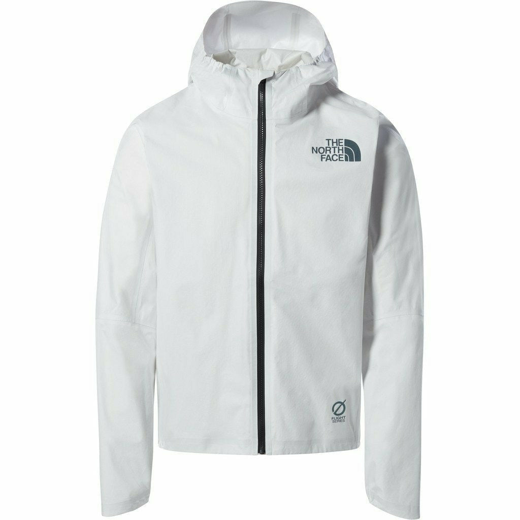 The North Face Flight Lightriser Futurelight Jacket White - Giacca Trail Running Impermeabile - Mud and Snow