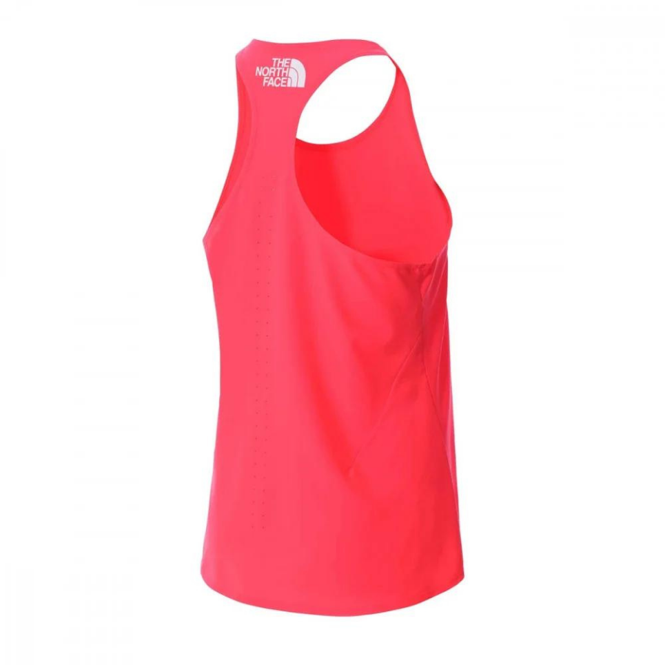 The North Face Flight Wheightless Tank Brilliant Coral - Canotta Trail Running - Mud and Snow