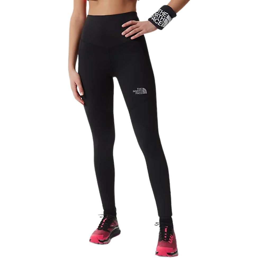The North Face Run Tight Black Woman - Pantaloni Trail Running Donna - Mud and Snow