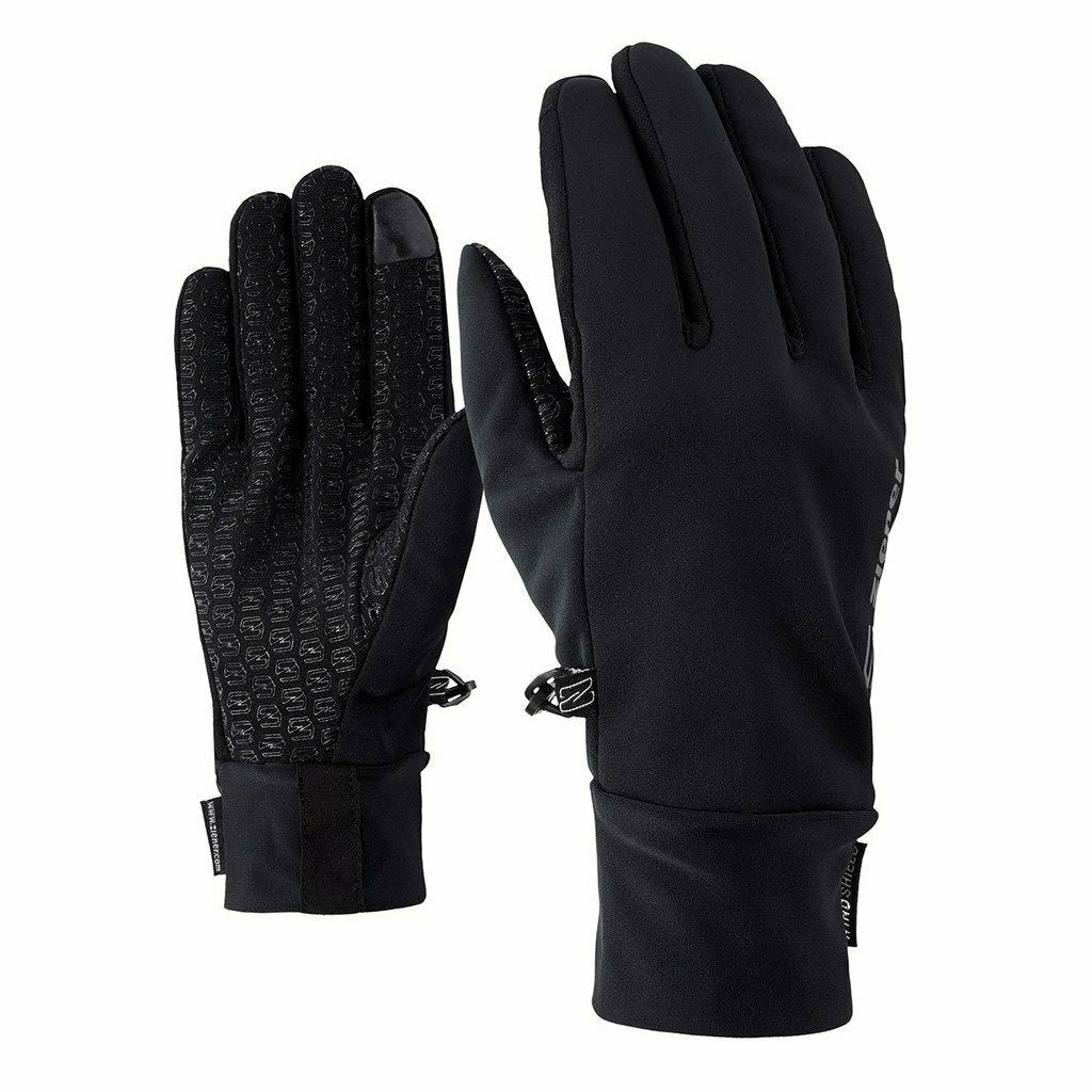 Ziener Ividuro Touch Glove Black - Guanto Sci Alpinismo - Mud and Snow