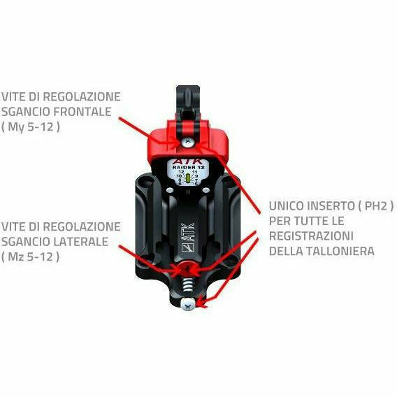 Atk Raider 12 2.0 86/97 - Attacco Sci Alpinismo - Mud and Snow