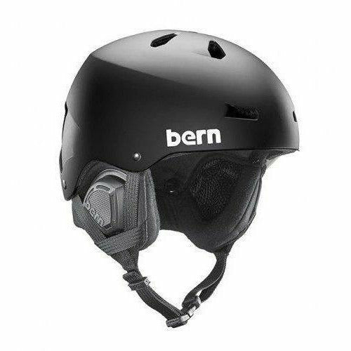 Bern Macon Matte Black - Casco Snowboard - Mud and Snow
