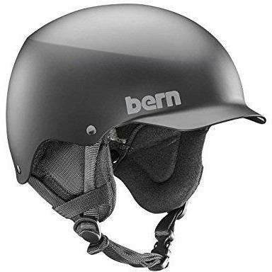 Bern Team Macon Matte EPS Matte Black/Earflaps - Casco Snowboard - Mud and Snow
