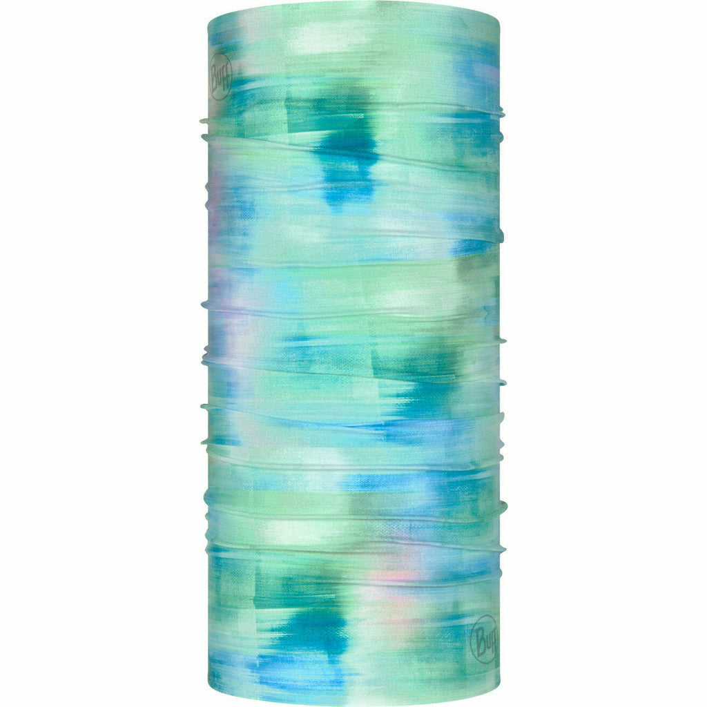 Buff Coolnet Uv+ Marbled Turquoise - Fascia Scaldacollo Traspirante - Mud and Snow