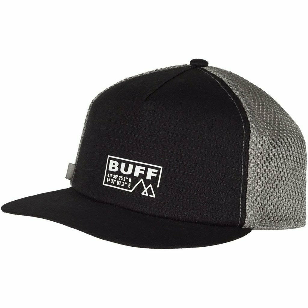Buff Pack Trucker Cap Solid Black - Cappellino - Mud and Snow