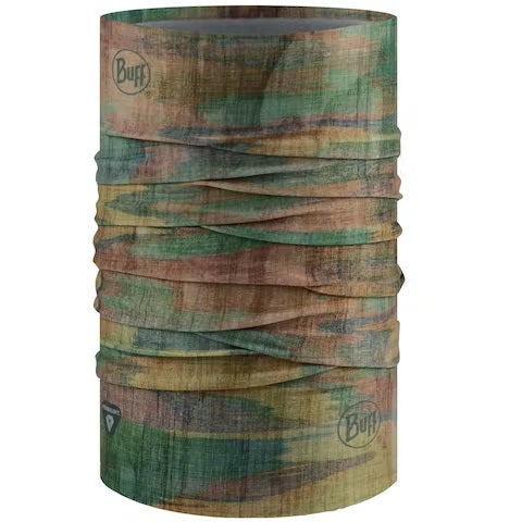 Buff Thermonet Bosky Moss Green - Fascia Scaldacollo Traspirante - Mud and Snow