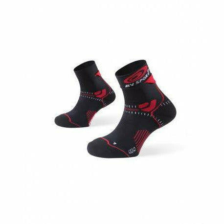 Bv Sport Calza Alta Trail Stx + Nero/Rosso - Mud and Snow