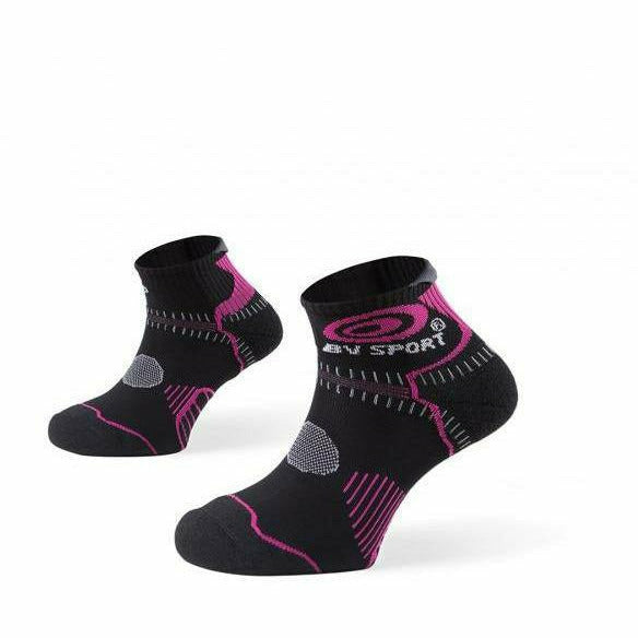 Bv Sport Calza Corta Trail Stx Donna  Nero/Rosa - Mud and Snow