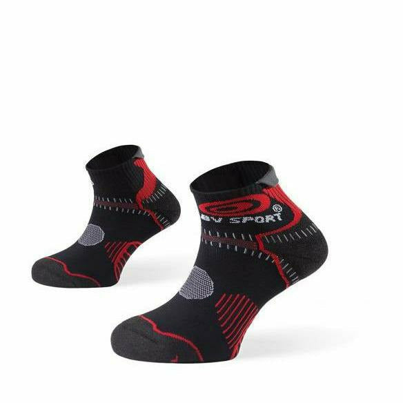 Bv Sport Calza Corta Trail Stx Nero/Rosso - Mud and Snow