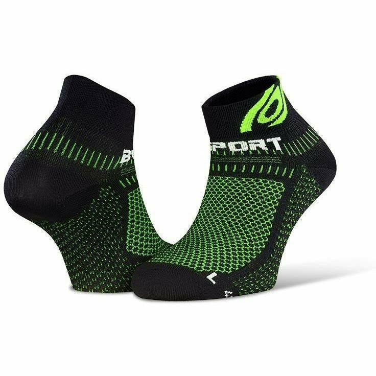 Bv Sport Light 3D Nero/Verde - Calza Running - Mud and Snow
