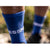 Compressport Ultra Trail Socks Blue Melange - Calze Running Compressive - Mud and Snow